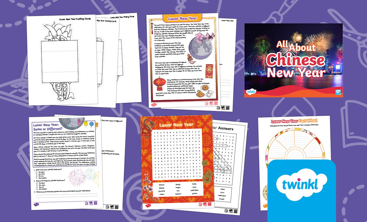 Lunar New Year Activities for 3rd-5th Grade